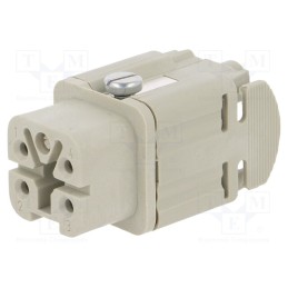 1 pcs x LAPP - 10432000 - Connector: HDC, female, EPIC H-A, PIN: 5, 4+PE, size H-A 3, 23A, 400V