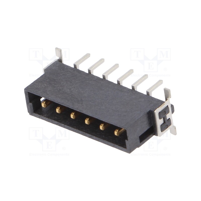 1 pcs x HARTING - 15520062701333 - Connector: PCB to PCB, male, PIN: 6, 2.54mm, har-flex® Power, 20A