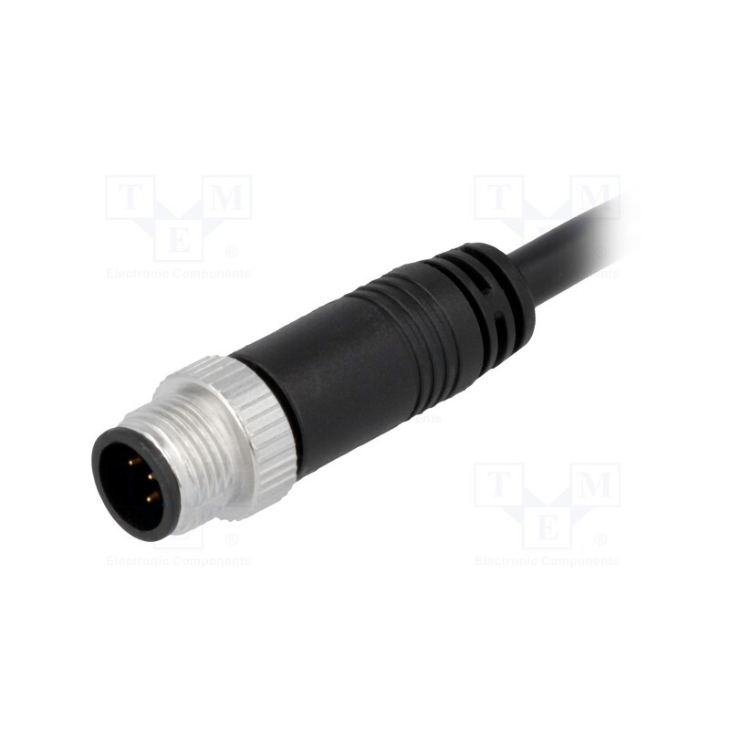 1 pcs x AMPHENOL LTW - M12A-05BMMM-SL8D01 - Plug, M12, PIN: 5, male, A code-DeviceNet / CANopen, 1m, IP68,IP69K