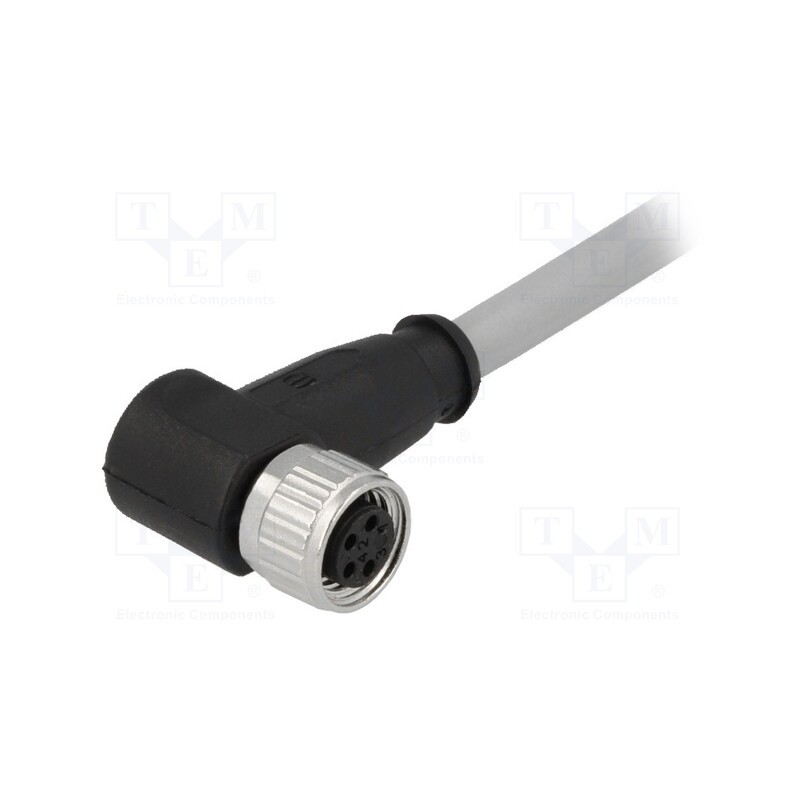 1 pcs x HARTING - 21348300481010 - Connector: M8, female, PIN: 4, angled 90°, with lead, plug, 1m, PVC