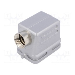 1 pcs x AMPHENOL - C14610G0065001 - Enclosure: for HDC connectors, C146, size E6, for cable, angled