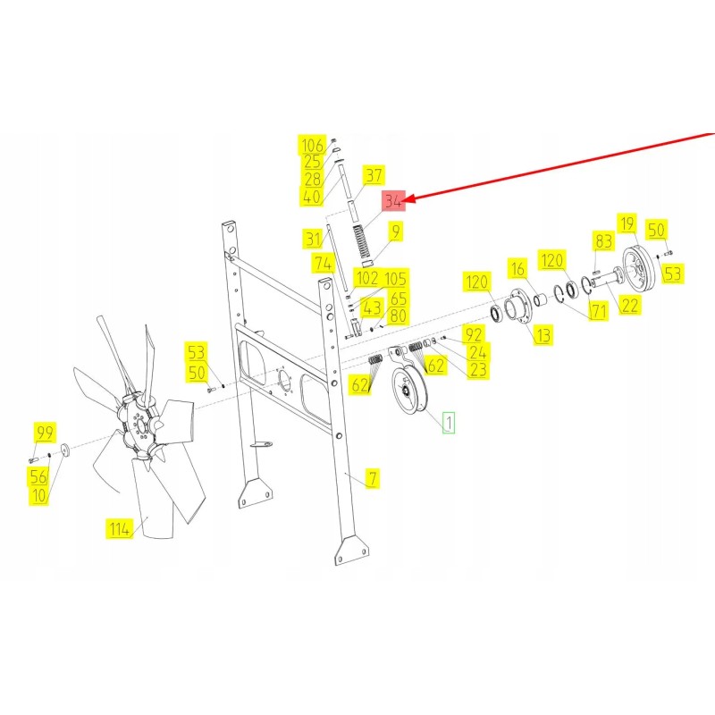 100148272 tensioner spring