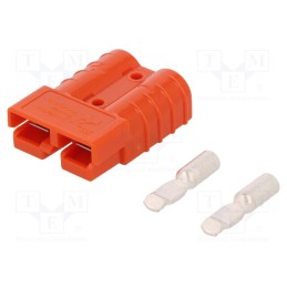 1 pcs x ANDERSON POWER PRODUCTS - 6331G12 - Plug, wire-wire, SB50, hermaphrodite, PIN: 2, for cable, crimped