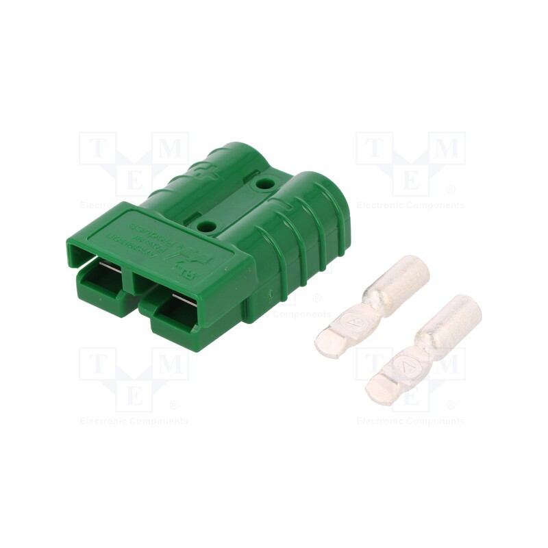 1 pcs x ANDERSON POWER PRODUCTS - 6331G10 - Plug, wire-wire, SB50, hermaphrodite, PIN: 2, for cable, crimped