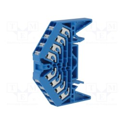 1 pcs x WEIDMu00dcLLER - 1173920000 PRV 4 BL 35X15 WS - Splice terminal: rail, 1.5mm2, ways: 4, terminals: 16, blue, 250VAC