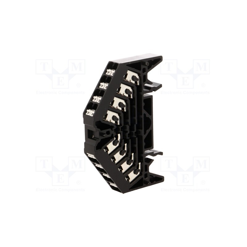 1 pcs x WEIDMu00dcLLER - 1173840000 PRV 4 SW 35X7.5 WS - Splice terminal: rail, 1.5mm2, ways: 4, terminals: 16, black, 250VAC