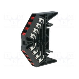 1 pcs x WEIDMu00dcLLER - 1173810000 PRV 4 SW 35X15 RT - Splice terminal: rail, 1.5mm2, ways: 4, terminals: 16, black, 250VAC