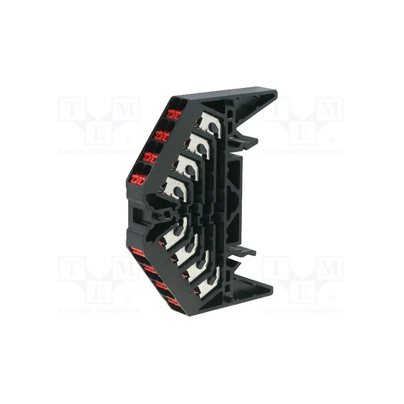 1 pcs x WEIDMu00dcLLER - 1173810000 PRV 4 SW 35X15 RT - Splice terminal: rail, 1.5mm2, ways: 4, terminals: 16, black, 250VAC