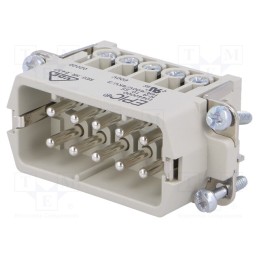 1 pcs x LAPP - 10440000 - Connector: HDC, male, EPIC H-A, PIN: 10, 10+PE, size H-A 10, 16A