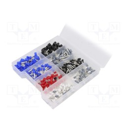 1 set x BM GROUP - BM00601/370 - Kit: bootlace ferrules, insulated, crimped, for cable, 370pcs.