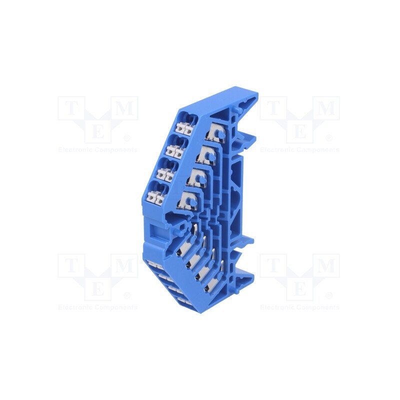 1 pcs x WEIDMu00dcLLER - 1173930000 PRV 4 BL 35X7.5 WS - Splice terminal: rail, 1.5mm2, ways: 4, terminals: 16, blue, 250VAC