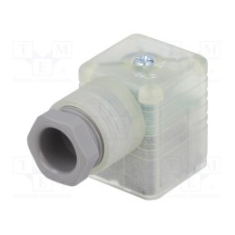 1 pcs x HIRSCHMANN - 933737712 GDML 2011 LED 24 VR YE GRAU - Connector: valve connector, plug, form A, 18mm, female, PIN: 3, PG1