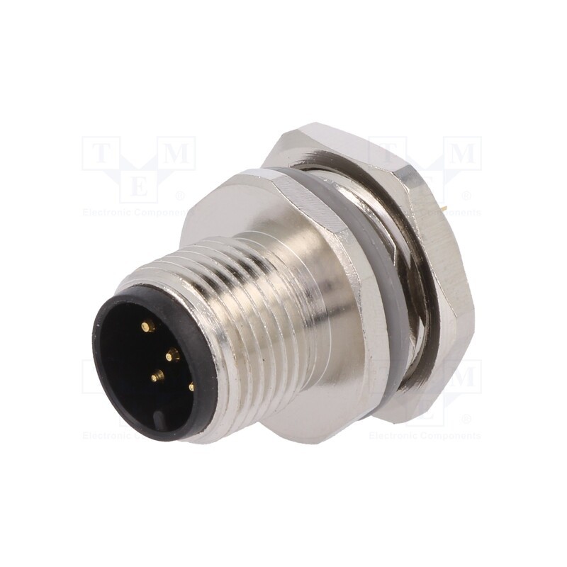 1 pcs x TE Connectivity - T4132012051-000 - Socket, M12, PIN: 5, male, A code-DeviceNet / CANopen, soldering
