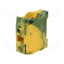 1 pcs x TE Connectivity - 1SNK516151R0000 (ZS50-PE) - Splice terminal: rail, 1÷50mm2, ways: 1, terminals: 2, yellow-green