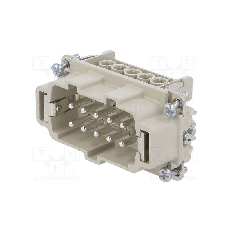 1 pcs x LAPP - 10192100 - Connector: HDC, contact insert, male, EPIC H-BE, PIN: 10, 10+PE