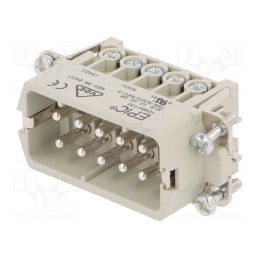 1 pcs x LAPP - 10440100 - Connector: HDC, male, EPIC H-A, PIN: 10, 10+PE, size H-A 10, 16A