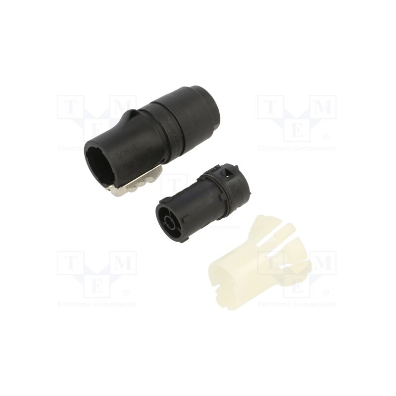 1 pcs x NEUTRIK - NAC3FX-W-TOP-L - MAINS CABLE CON. OUTLET CBC TOP L