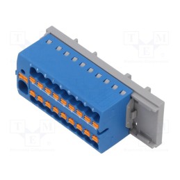 1 pcs x PHOENIX CONTACT - 1047455 - Splice terminal: distribution block, 1.5mm2,4mm2, ways: 1, blue