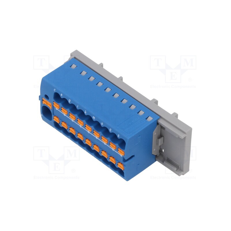 1 pcs x PHOENIX CONTACT - 1047455 - Splice terminal: distribution block, 1.5mm2,4mm2, ways: 1, blue