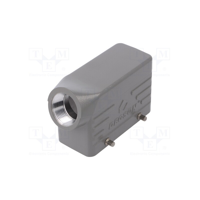 1 pcs x DEGSON ELECTRONICS - D16B-SE-4G-PG21 - Enclosure: for HDC connectors, size D16B, for cable, angled, PG21