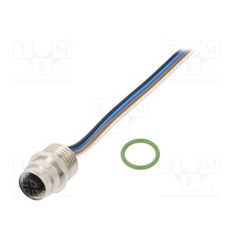 1 pcs x LUMBERG AUTOMATION - 26129 RKFM 4/0,5 M - Socket, M12, PIN: 4, female, A code-DeviceNet / CANopen, cables