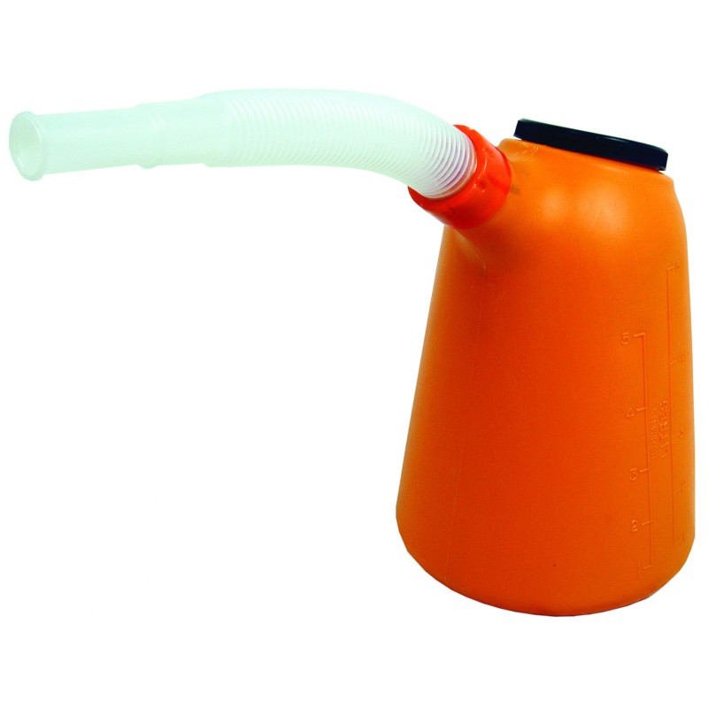 5l container with flexible spout, red 20626