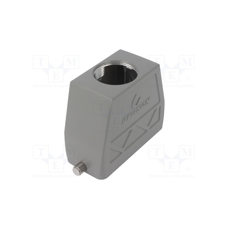 1 pcs x DEGSON ELECTRONICS - D16B-TEH-2G-PG29 - Enclosure: for HDC connectors, size D16B, for cable, for latch