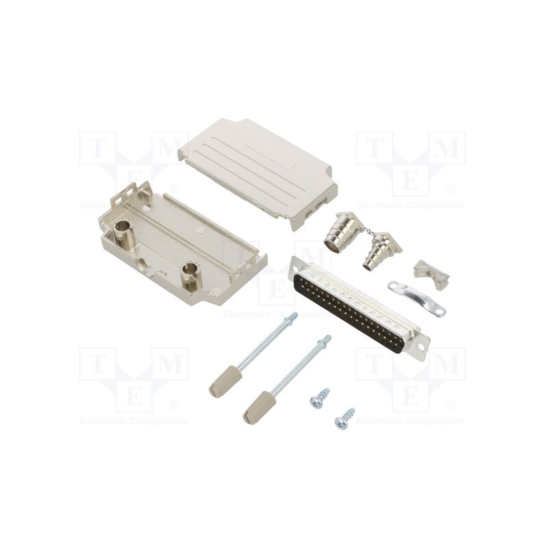 1 pcs x Amphenol Communications Solutions - L17DPPK37-M+L717SDE37P - D-Sub, PIN: 37, male, straight, soldering, for cable, gold 