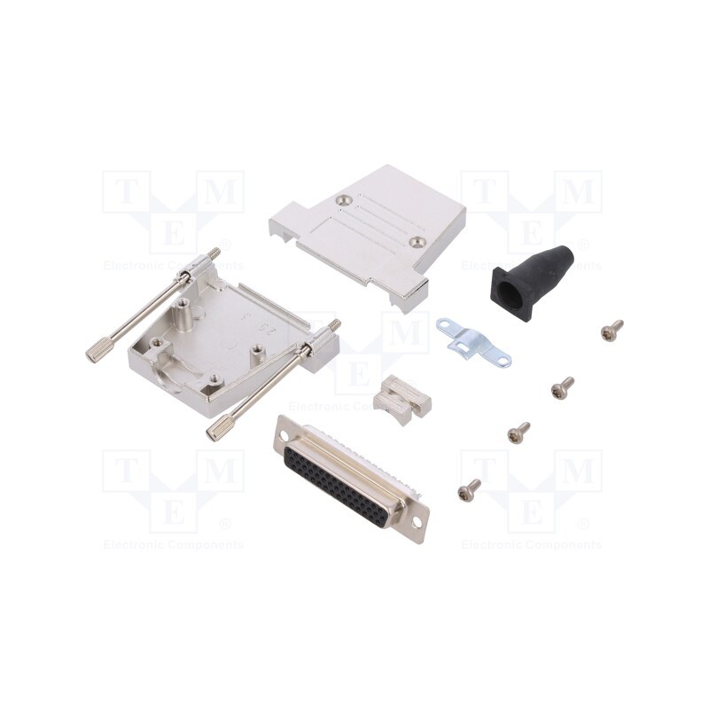 1 pcs x ENCITECH - 6355-0041-13 - D-Sub HD, PIN: 44, plug, female, soldering, for cable, black