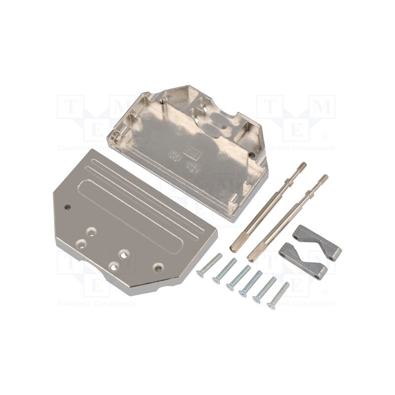 1 pcs x ENCITECH - DTZI50-K - Enclosure: for D-Sub connectors, D-Sub 50pin,D-Sub HD 78pin