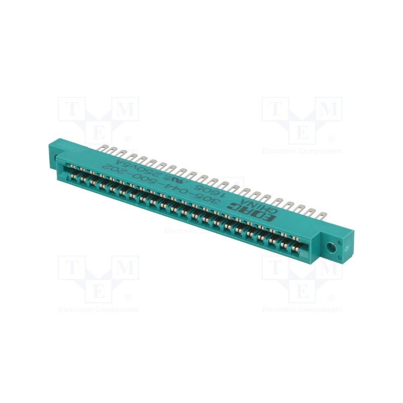 1 pcs x EDAC - 305-044-500-202 - Card edge, PIN: 44, soldering, for panel mounting,for cable, 305