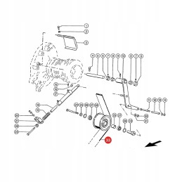 V-belt claas 544164 0 gates 1425257