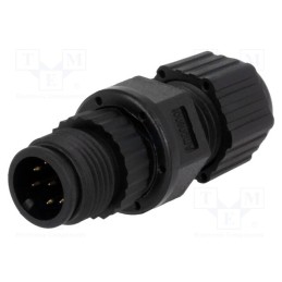 1 pcs x AMPHENOL LTW - MSAP-08BMMA-SL8001 - Plug, M12, PIN: 8, male, A code-DeviceNet / CANopen, for cable