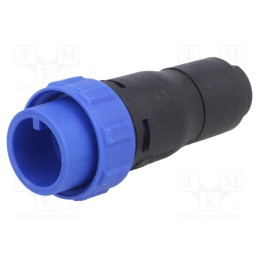 1 pcs x BULGIN - PX0410/02P/4550 - Connector: circular, plug, male, PIN: 2, w/o contacts, for cable