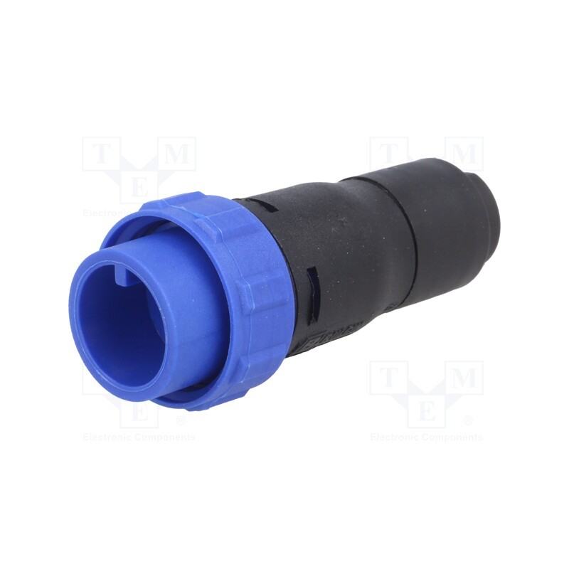 1 pcs x BULGIN - PX0410/02P/4550 - Connector: circular, plug, male, PIN: 2, w/o contacts, for cable