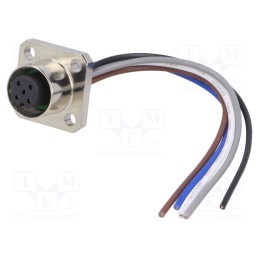 1 pcs x DEGSON ELECTRONICS - SM12-S90C-A5F-2A010 - Socket, M12, PIN: 5, female, A code-DeviceNet / CANopen, IP67, 60V