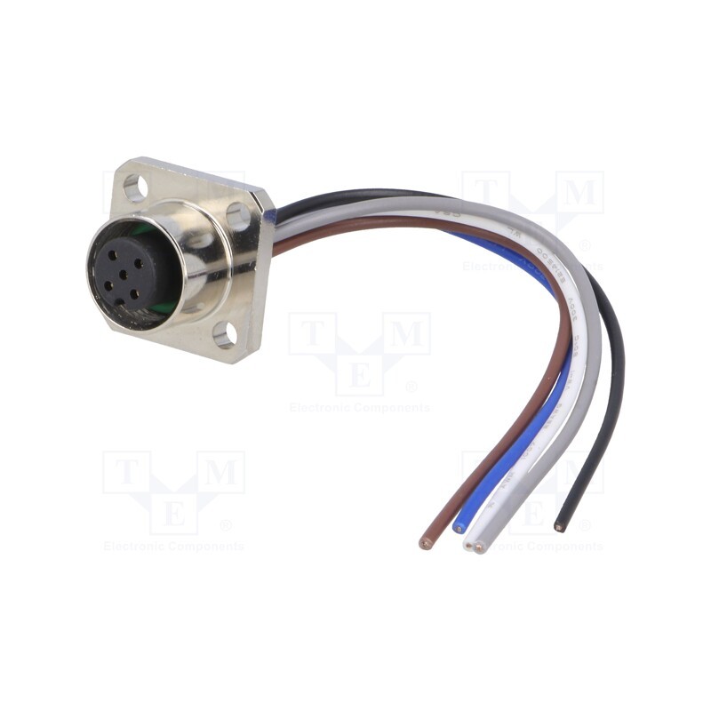 1 pcs x DEGSON ELECTRONICS - SM12-S90C-A5F-2A010 - Socket, M12, PIN: 5, female, A code-DeviceNet / CANopen, IP67, 60V