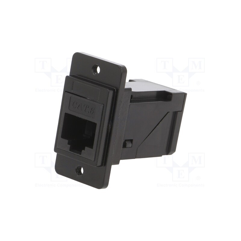 1 pcs x CLIFF - CP30752MB3 - Coupler, DUALSLIM, Cat: 6, Layout: 8p8c, RJ45 socket,both sides