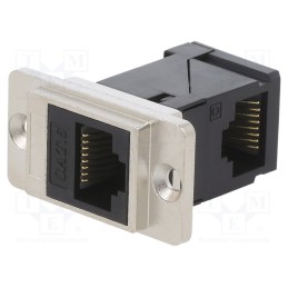 1 pcs x CLIFF - CP30752M - Coupler, DUALSLIM, Cat: 6, Layout: 8p8c, RJ45 socket,both sides