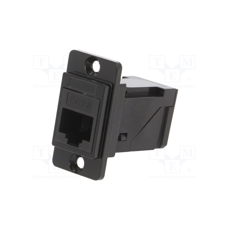 1 pcs x CLIFF - CP30752MB - Coupler, DUALSLIM, Cat: 6, Layout: 8p8c, RJ45 socket,both sides