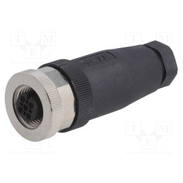 1 pcs x TE Connectivity - T4110001051-000 - Plug, M12, PIN: 5, female, A code-DeviceNet / CANopen, for cable