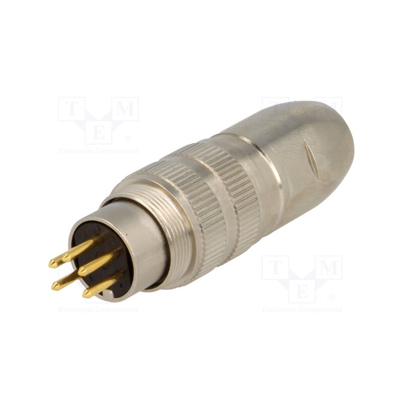 1 pcs x LUMBERG - 0332 05-1 - Connector: M16, plug, male, soldering, for cable, PIN: 5, 5A, 250V