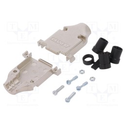 1 pcs x TE Connectivity - 5748676-2 - Enclosure: for D-Sub connectors, D-Sub 15pin,D-Sub HD 26pin