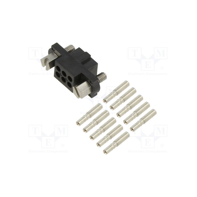 1 pcs x HARWIN - M80-4600642 - Plug, wire-wire/PCB, female, Datamate J-Tek, 2mm, PIN: 6, crimped