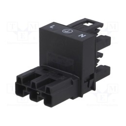 1 pcs x WAGO - 770-634 - Transition: T adapter, male,female x2, 770,WINSTA, 25A, 250V, Y