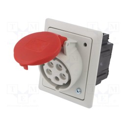 1 pcs x PCE - 415-6PKG - Connector: AC supply 3-phase, socket, female, 16A, 400VAC, IP44