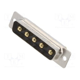 1 pcs x MH CONNECTORS - MHCDD5W5P4 - Special D-Sub, PIN: 5, plug, male, on PCBs, THT, MHCD, 240V