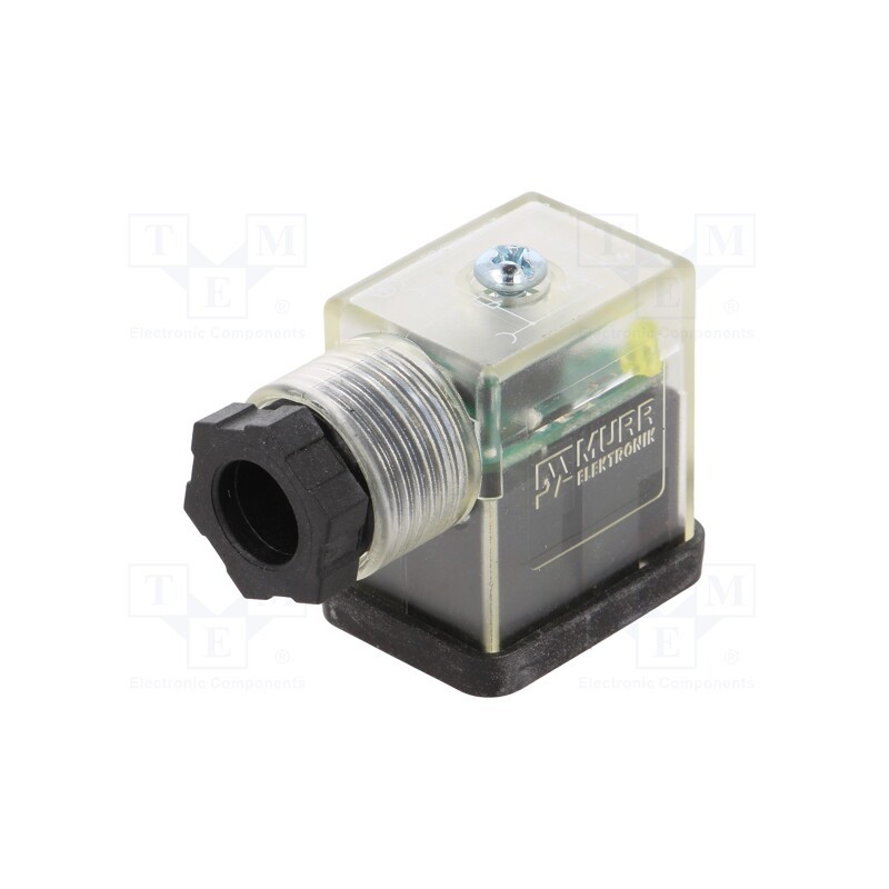1 pcs x MURR ELEKTRONIK - 7000-29805-0000000 - Connector: valve connector, plug, form B, 11mm, female, PIN: 3, 24V