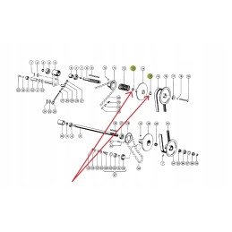 670279 01 reel gear shaft sleeve