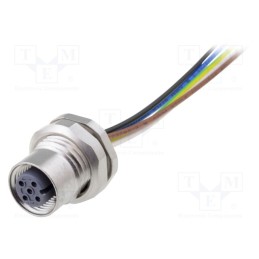 1 pcs x CONEC - SAL-12-FKH5-0,5 - Socket, M12, PIN: 5, female, A code-DeviceNet / CANopen, cables